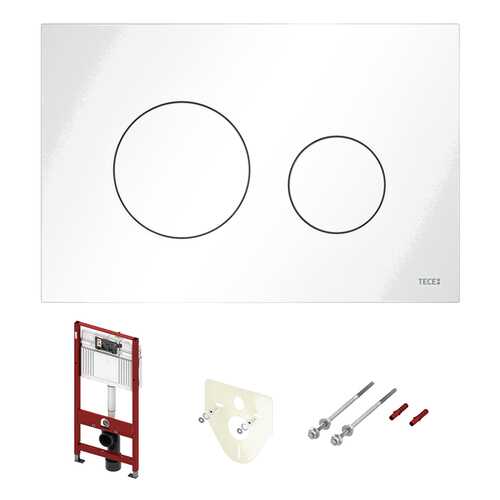 Комплект ТЕСЕ для подвесного унитаза k400600: модуль, панель TECEloop белая