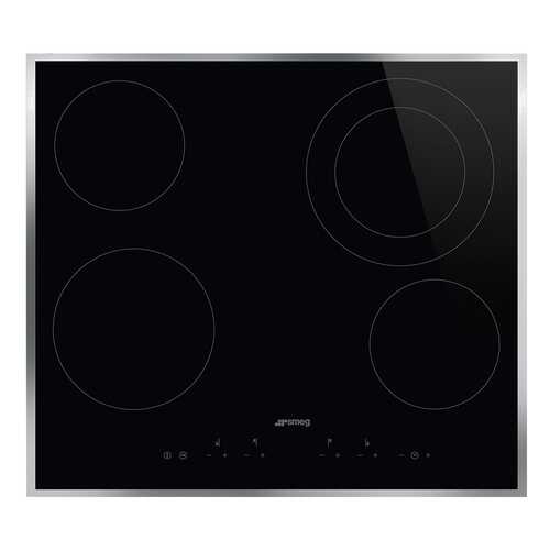 Встраиваемая варочная панель электрическая Smeg SE364ETFX Black