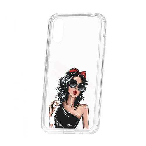 Чехол Kruche Samsung Galaxy A01/A015 Print Фэшн леди