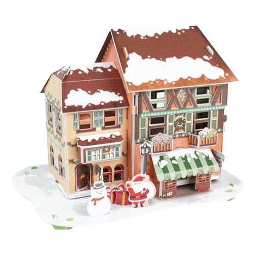 Пазл Cubic Fun 3D P650h Рождественский домик 4 (с подсветкой)