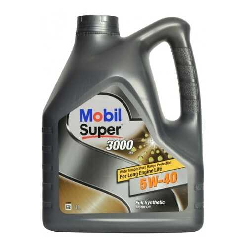 Масло Моторное Синтетическое Super 3000 X1 5w-40, 5л Mobil арт. 150565