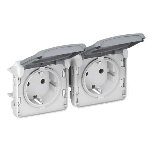 Механизм розетки 2-местная Legrand Plexo, с заземлением, артикул 069576
