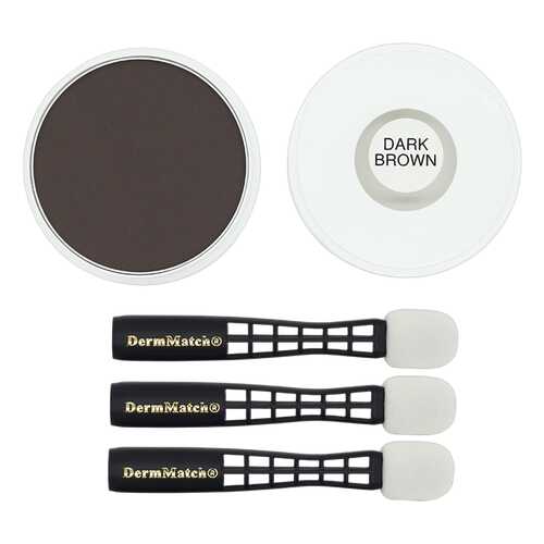 Камуфлирующая пудра DermMatch Dark Brown (темно-коричневый) 40 г