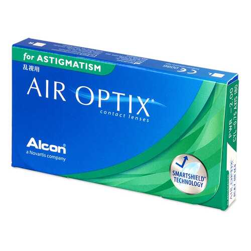 Контактные линзы Air Optix for Astigmatism 3 линзы R 8,7 -1,50/-2,25/90