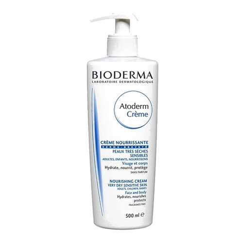 Крем Bioderma для лица и тела Atoderm с помпой 500мл