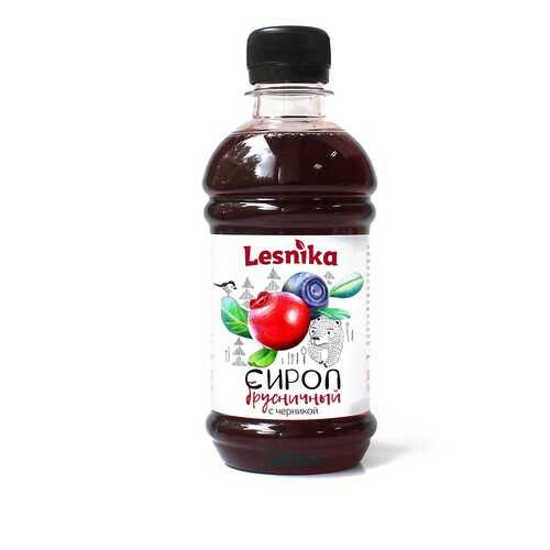 Сироп Lesnika Брусничный с черникой 300мл.