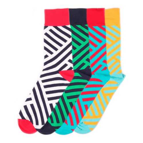 Набор носков Burning heels Diag Stripes разноцветный 42-45