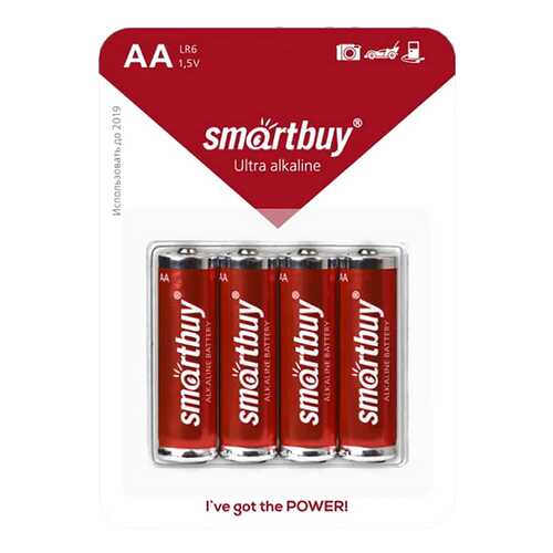 Батарейка SmartBuy Ultra Alkaline SBBA-2A04B 4 шт
