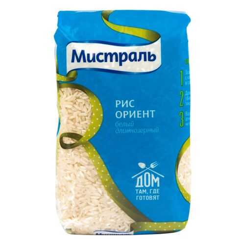 Рис Мистраль ориент белый длиннозерный 900 г