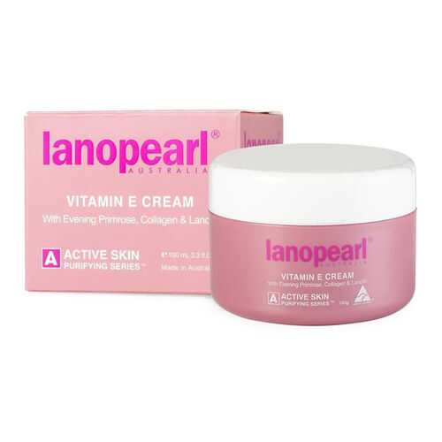 Lanopearl Крем с маслом вечерней примулы, коллагеном и ланолином Vitamin E, 100 мл