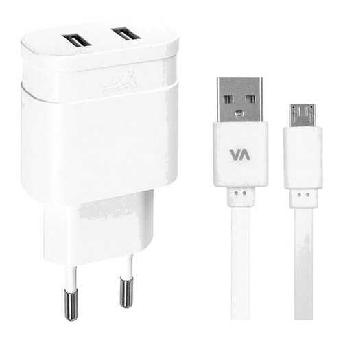 Сетевое зарядное устройство RivaCase Rivapower 2 USB 3,4A White