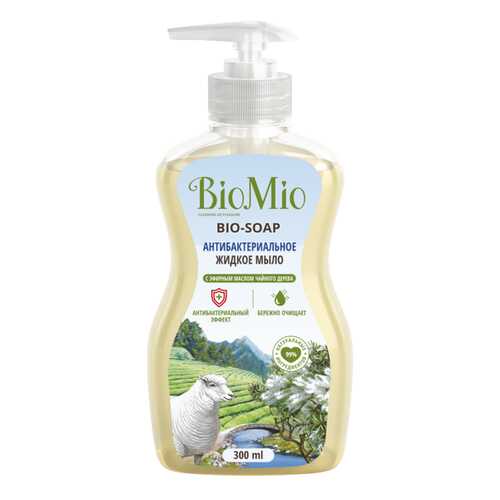 BIO MIO BIO-SOAP антибактериальное жидкое мыло с маслом чайного дерева 300 мл