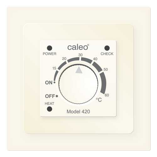 Терморегулятор для теплых полов Caleo Caleo 420 кремовый