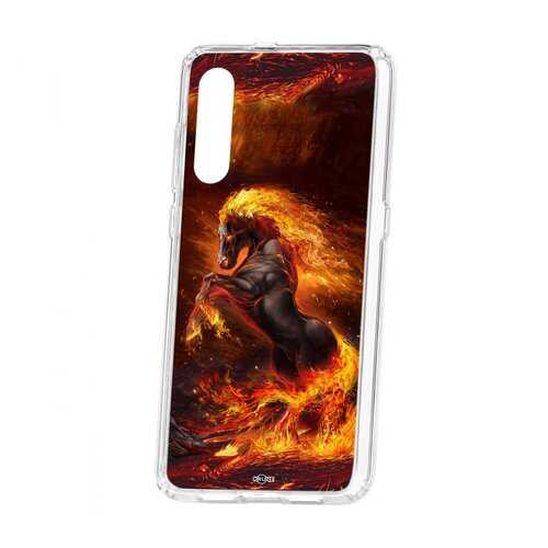 Чехол Kruche Xiaomi Mi 9 Print Конь огонь