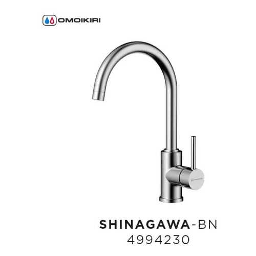 Смеситель OMOIKIRI Shinagawa-BN/нерж. сталь