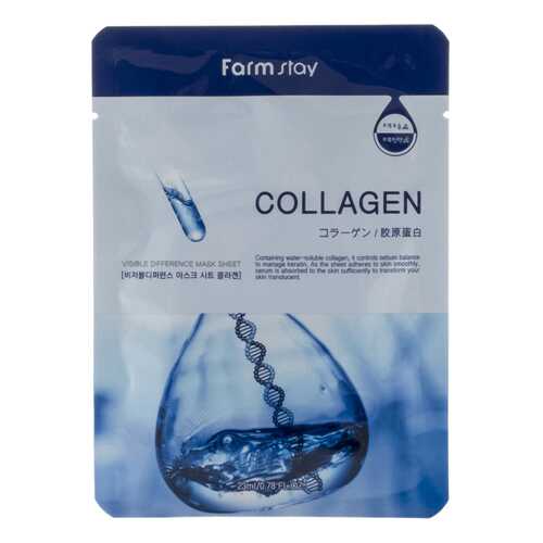 Маска для лица Farm Stay Visible Difference Mask Sheet Collagen 23 мл