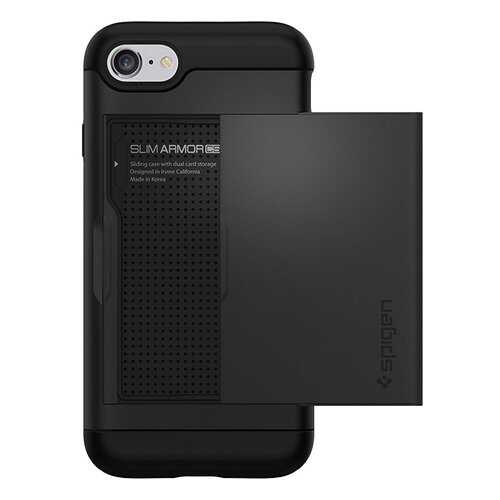 Чехол-визитница Spigen Slim Armor CS для Apple iPhone 7/8 Black (042CS20455)
