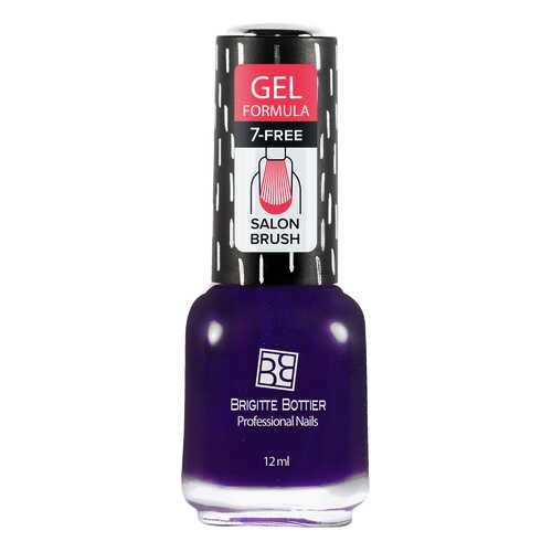 Лак с гелевым эффектом Brigitte Bottier Gel Formula тон 37 галактика (черно-синий), 12 мл