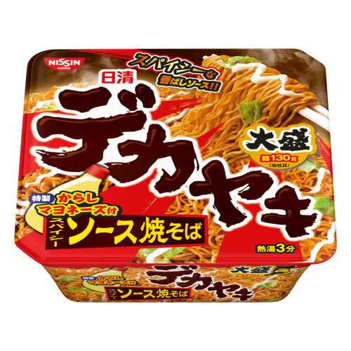 лапша NISSIN ЯКИСОБА с курицей, капустой в горчичнор-майонезном соусе 154г,чашка,Япония