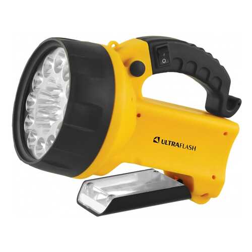 Туристический фонарь Camelion Ultraflash Akku Profi LEDUF3712LED желтый/черный, 2 режима
