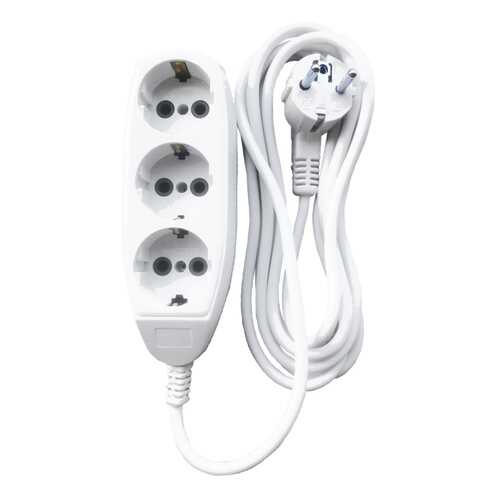Удлинитель Jett РС-3, 3 розетки, 7 м, White