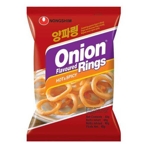 Чипсы Nongshim луковые кольца с перцем 40 г