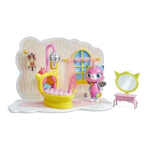 Игровой набор Радужно-бабочково-единорожная кошка Спальня Фелисити