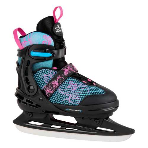 Коньки раздвижные HUDORA Comfort floral, 29-34, разноцветный
