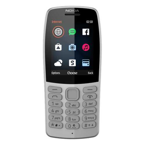 Мобильный телефон Nokia 210 Dual Sim Grey