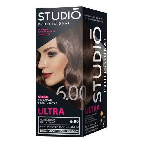 Комплект ULTRA STUDIO PROFESSIONAL 6.00 натуральный темно-русый 2*50+15 мл