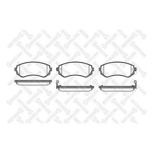 Комплект тормозных дисковых колодок Stellox 328 012-SX