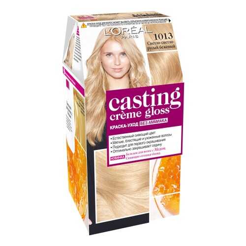 Краска для волос L`Oreal Paris Casting Creme Gloss Светло-светло-русый бежевый тон 1013