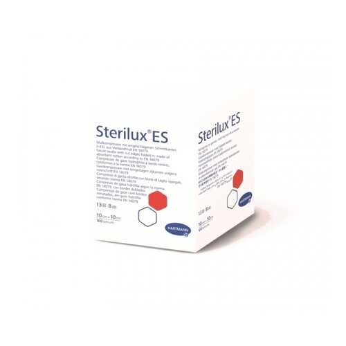 Салфетки Sterilux ES марлевые нестерильные 13 нитей 8 слоев 10 х 10 см 100 шт.