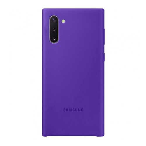 Чехол Silicone Cover для Samsung Galaxy Note 10 (Фиолетовый)