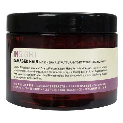 Маска для поврежденных волос Insight Damaged Hair 500 мл
