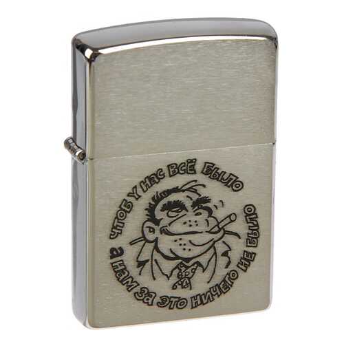 Зажигалка Zippo №200 Горилла Brushed Chrome