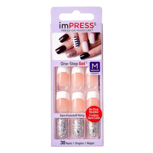Накладные ногти Kiss Impress Manicure Accent Hard Varnish Vexed & Vicious