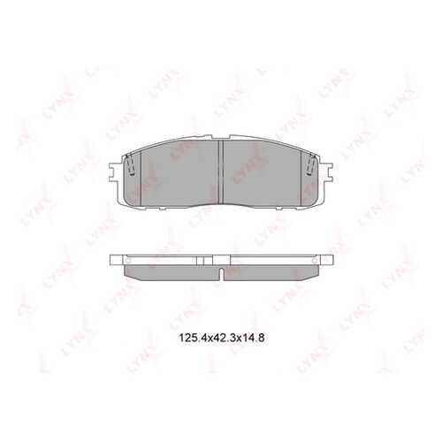 Комплект тормозных дисковых колодок LYNXauto BD-7602
