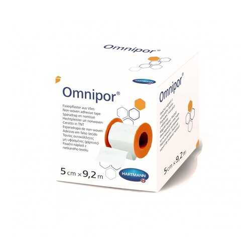 Пластырь Omnipor фиксирующий для чувствительной кожи 5 см х 9,2 м