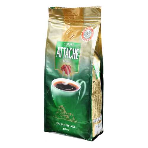 Кофе куппо Attache итальянской обжарки зерно 250 г