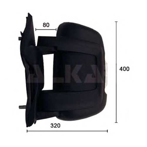 Зеркало заднего вида ALKAR 9225922