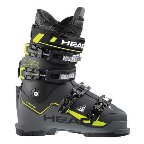 Горнолыжные ботинки HEAD Challenger 120 2018, black/anthracite/yellow, 27