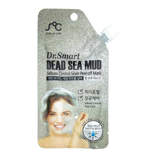 Маска для лица Dr. Smart Dead Sea Mud Sebum Control Silver Peel-Off Mask 25 мл