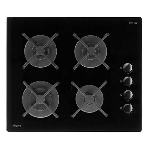 Встраиваемая варочная панель газовая Gorenje GHS64-ORA-S Black