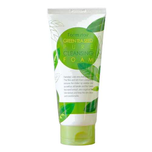 Пенка для умывания FarmStay Green Tea Seed Pure Cleansing Foam 180 мл