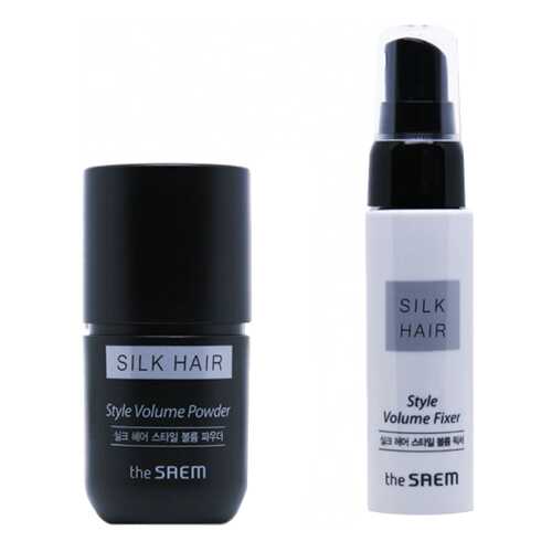 Набор средств для волос The Saem Silk Hair Style Volume Powder Set 01 Natural Black