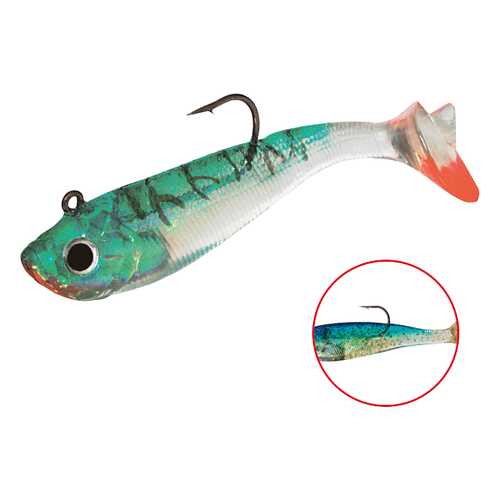 Виброхвост оснащенный Mikado Crystal Fish WXH-50 10 см, 64, 2 шт.