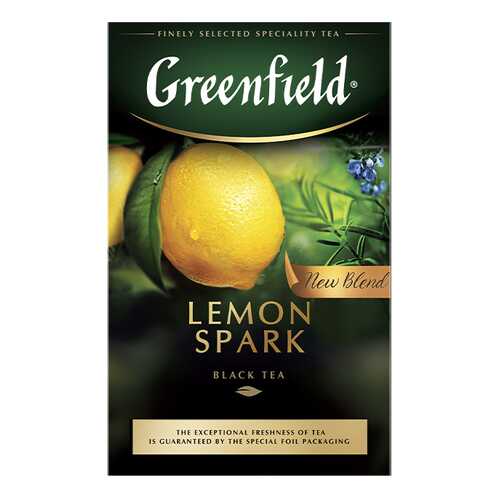 Чай черный листовой Greenfield Lemon Spark 100 г