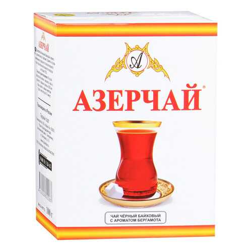 Чай черный Азерчай байховый c ароматом бергамота 100 г