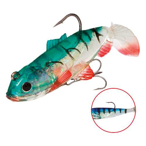 Виброхвост оснащенный Mikado Crystal Fish WXH-63 10 см, 41, 2 шт.